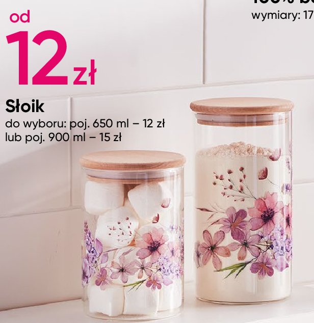 Słoik szklany z pokrywką 650 ml promocja