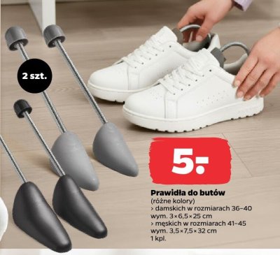 Prawidła do butów damskich w rozmiarach 36-40 promocja w Netto
