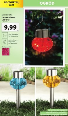 Lampa solarna led LIVARNO HOME promocja