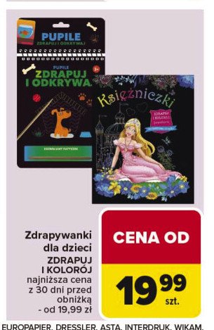 Zdrapuj i koloruj - księżniczki promocja