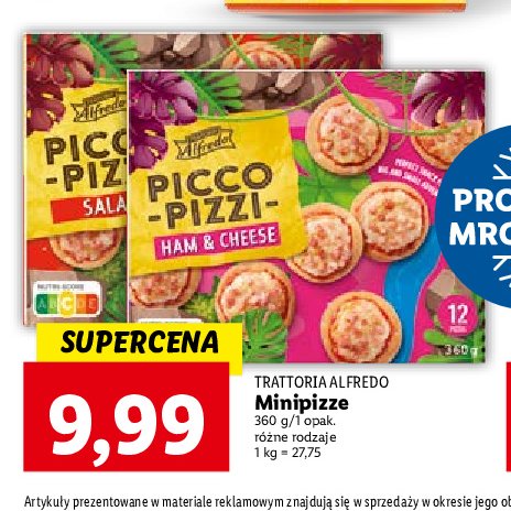 Pizza picco pizzi Trattoria alfredo promocja