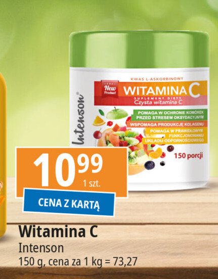 Witamina c Intenson promocja w Leclerc