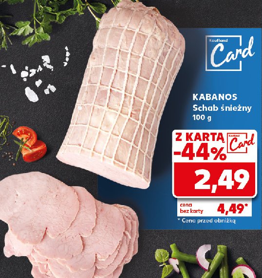 Schab śnieżny Kabanos promocja