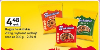 Bajgle beskidzkie 200 g wybrane rodzaje promocja w Auchan