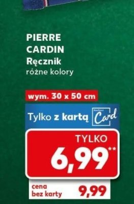 Ręcznikróżne kolory wym. 30 x 50 cm promocja w Kaufland
