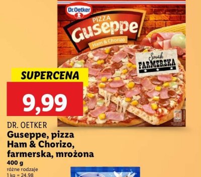 Pizza szynka i chorizo farmerska Dr. oetker guseppe promocja