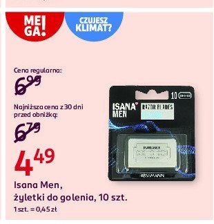呕yletki Isana for men promocja
