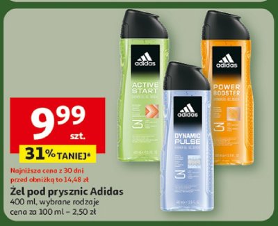 Żel pod prysznic Adidas 400 ml, wybrane rodzaje promocja w Auchan