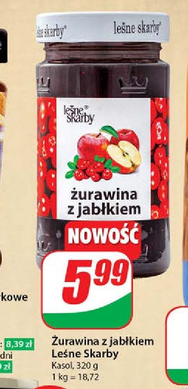 Żurawina z jabłkiem Leśne skarby promocja