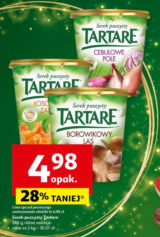 Serek twarogowy borowikowy las Tartare promocja