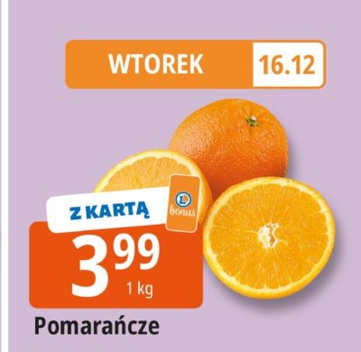 Pomarańcze promocja w Leclerc
