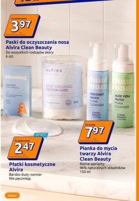 Płatki kosmetyczne Alvira promocja w Action