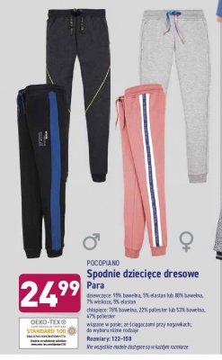 Spodnie dresowe dziewczęce 122-158 Pocopiano promocja