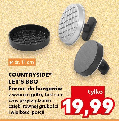 Forma do burgera K-classic let's bbq promocja