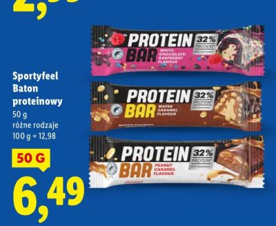 Baton proteinowy, różne rodzaje promocja w Lidl