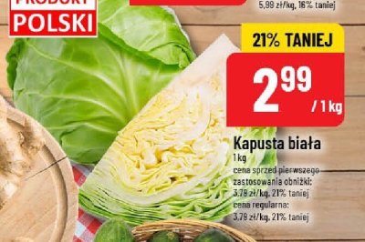 Kapusta biała promocja w POLOmarket