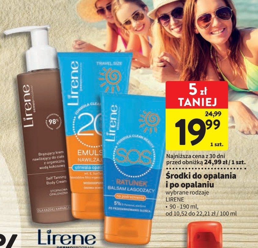 Balsam sos ratunek po przedawkowaniu s艂o艅ca LIRENE PO OPALANIU promocja