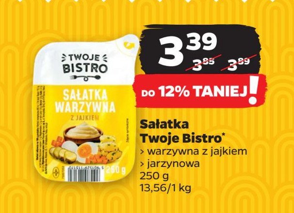 Sałatka jarzynowa TWOJE BISTRO promocja