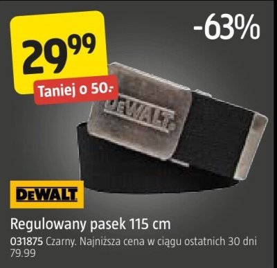Pasek regulowany DeWalt 115 cm promocja w Jula