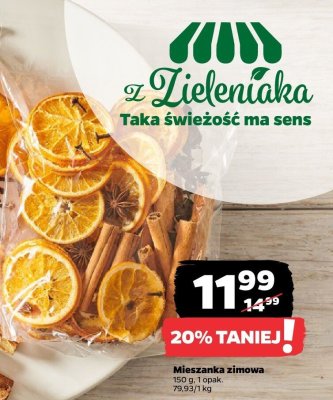 Mieszanka zimowa  promocja w Netto