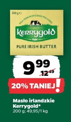 Masło irlandzkie 200 g promocja w Netto