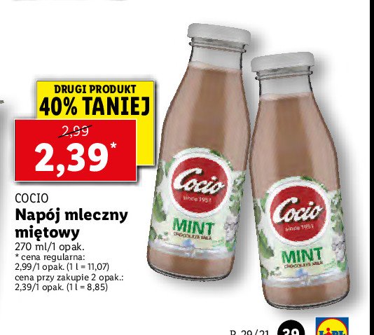 Mleko kakaowe z mi臋t膮 Cocio promocja