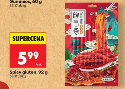 Spicy gluten, 92 g promocja w Biedronka