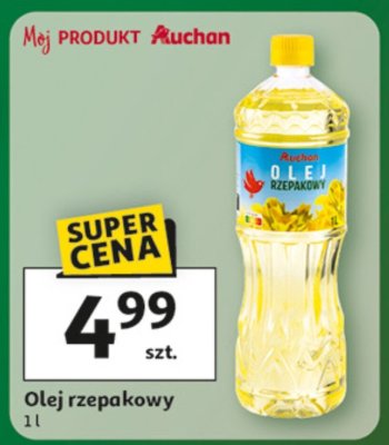 Olej rzepakowy Carrefour classic promocja w Auchan