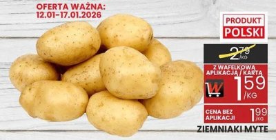 Ziemniaki młode promocja w Wafelek
