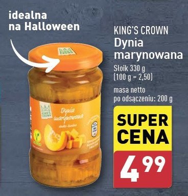 Dynia marynowana King's crown (aldi) promocja