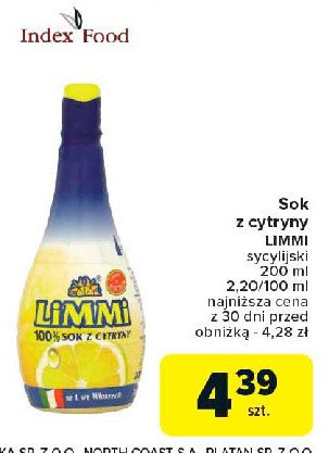 Sok z cytryn sycylijskich LIMMI promocja