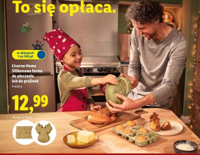 Silikonowa forma do pieczenia lub do pralinek promocja w Lidl