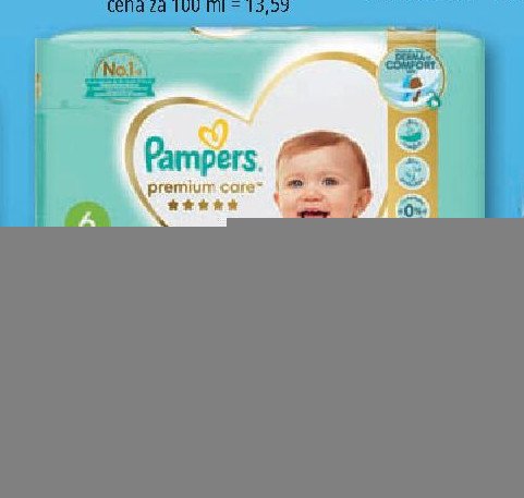Pieluszki dla dzieci 6 Pampers premium care promocja