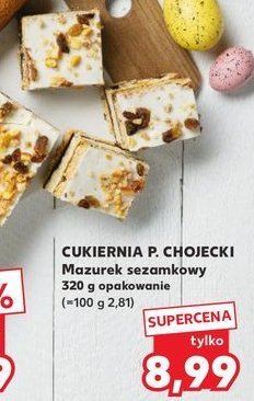 Mazurek sezamkowy Chojecki promocja