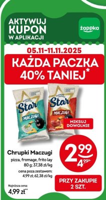 Chrupki Maczugi Star pizza promocja w Żabka