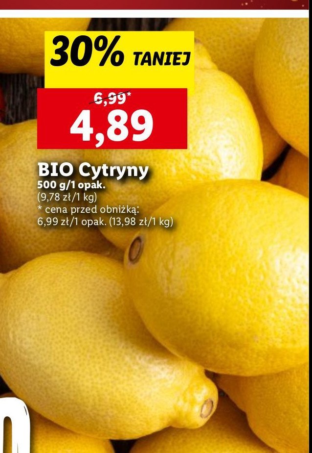 Cytryny bio promocja