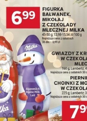 Mikołaj z czekolady promocja w Stokrotka