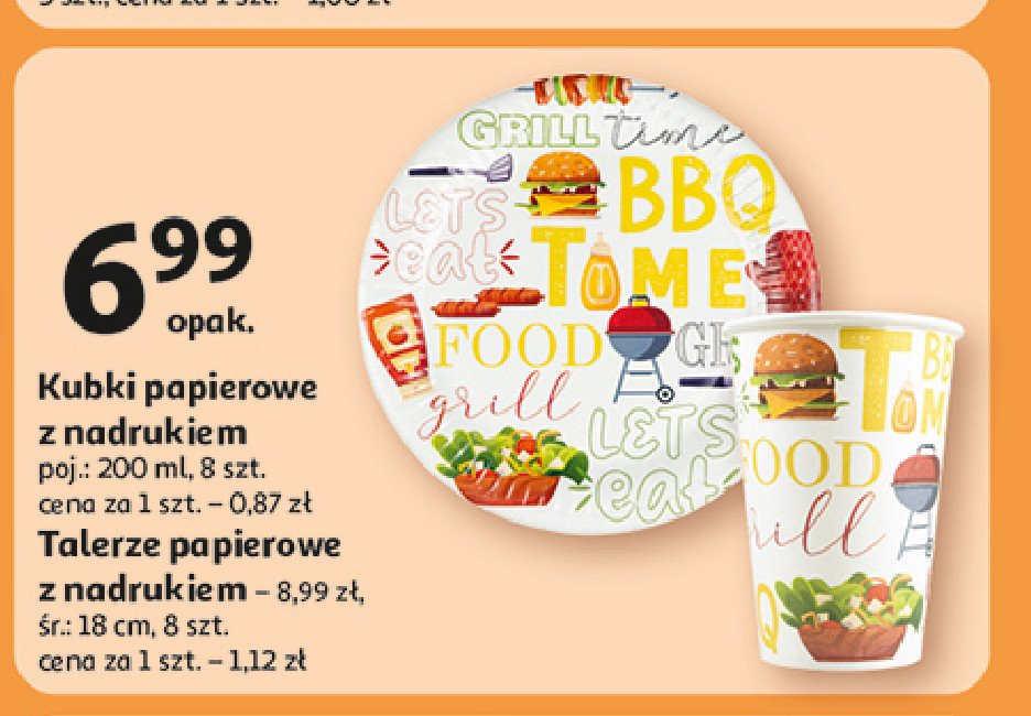 Kubki papierowe 200 ml promocja w Auchan