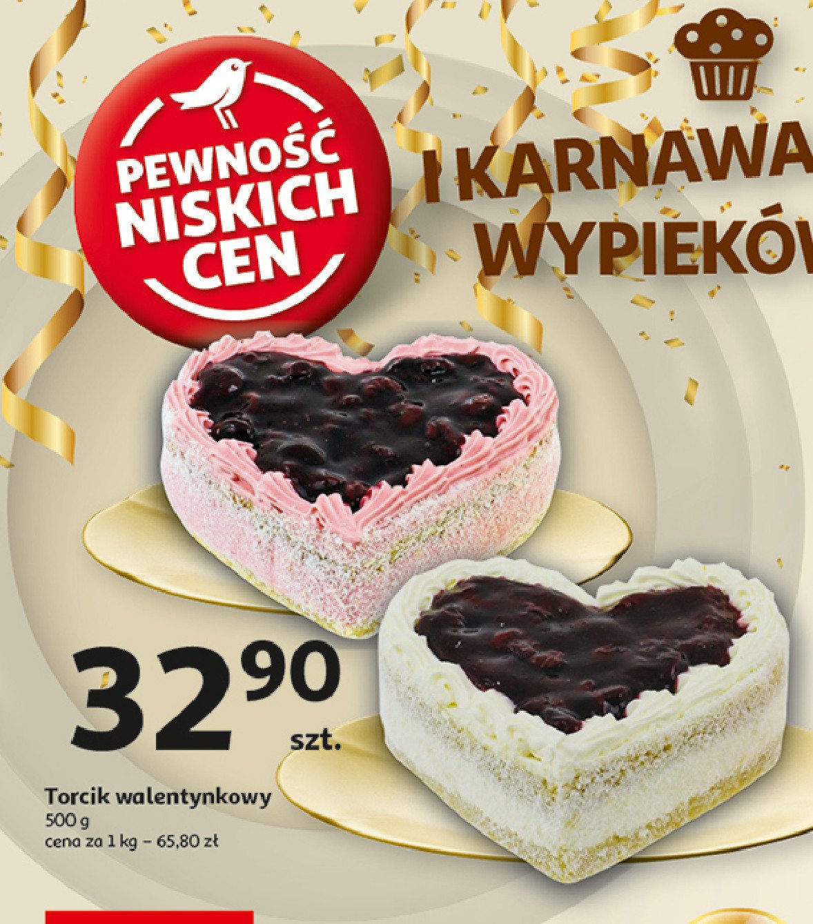 Torcik walentynkowy promocja