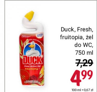 Żel do wc fruitopia Duck promocja