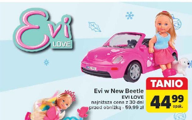 Lalka evi new beetle promocja w Carrefour