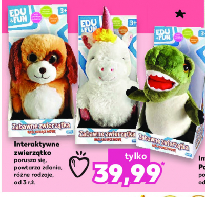 Zabawka interaktywna chodz膮cy jednoro偶ec Edu & fun promocja