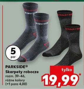 Skarpetki robocze 39-46 Parkside promocja