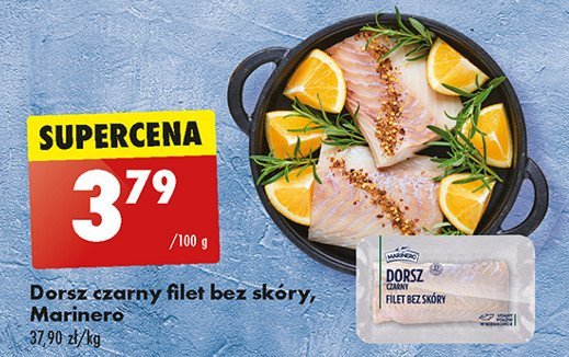 Dorsz czarny filet ze skórą Marinero promocja