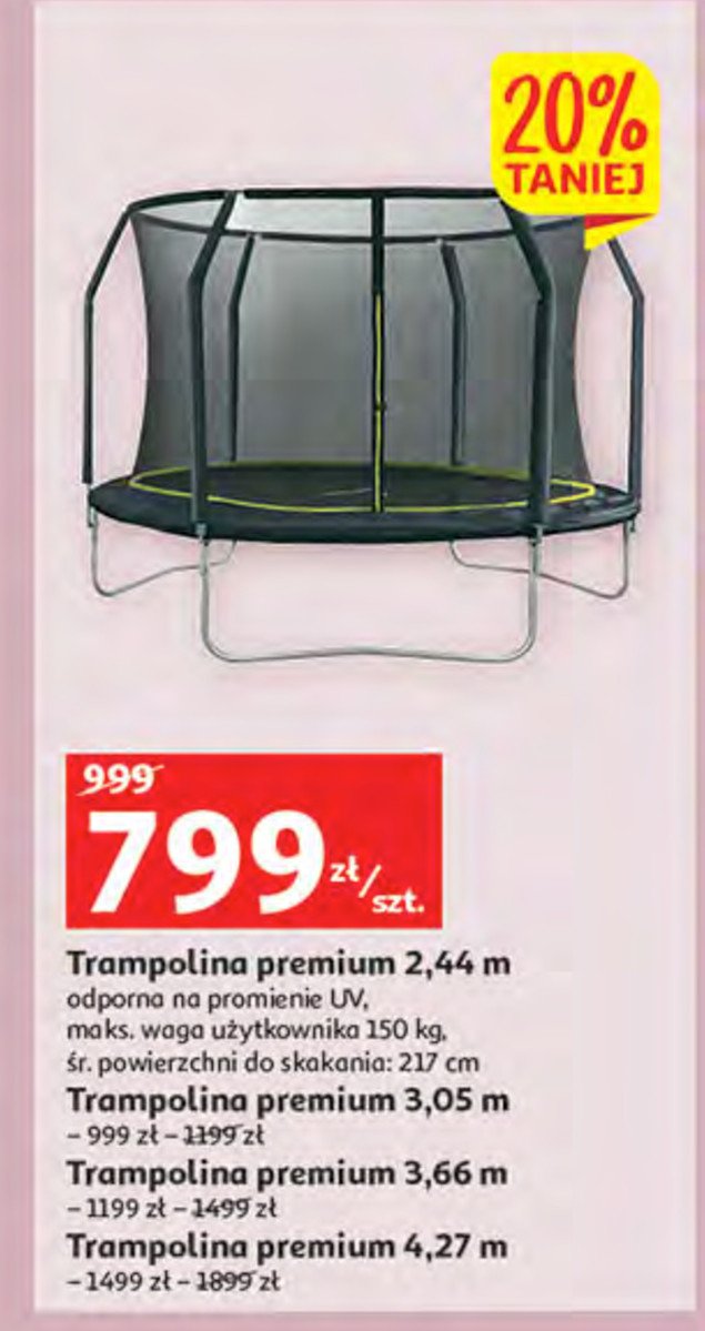 Trampolina premium 3.05 m promocja