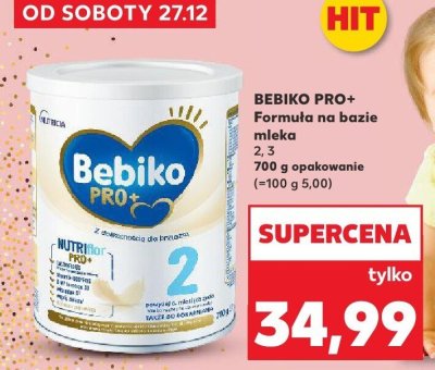 Formuła na bazie mleka 2, 3 Bebiko Pro+ promocja w Kaufland