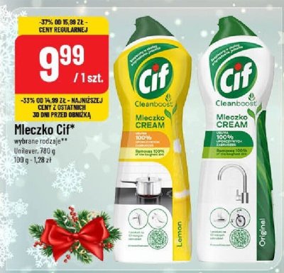 Mleczko Cif Cream promocja w POLOmarket