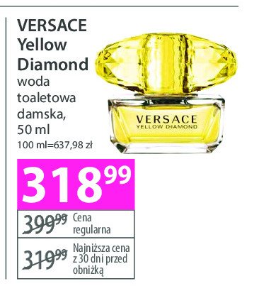 Woda toaletowa Versace yellow diamond promocja