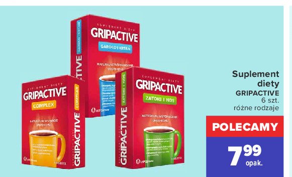 Suplement diety gard艂o i krta艅 Gripactive promocja