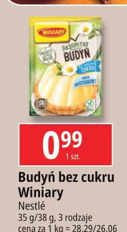 Budyń śmietankowy bez cukru Winiary budyń promocja